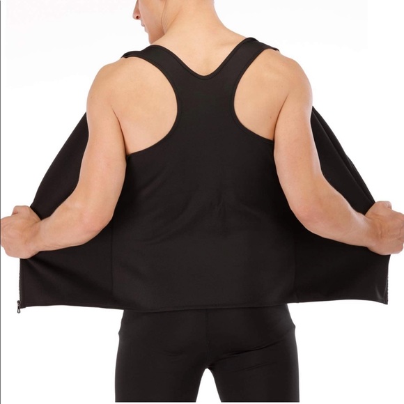 Men’s Sweat Enhancing / Back Support Polymer Vest - Picture 4 of 5